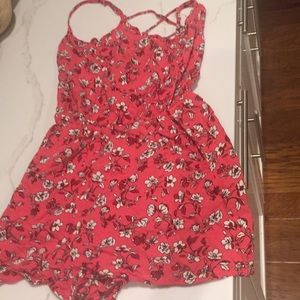 Divided Floral ROMPER
